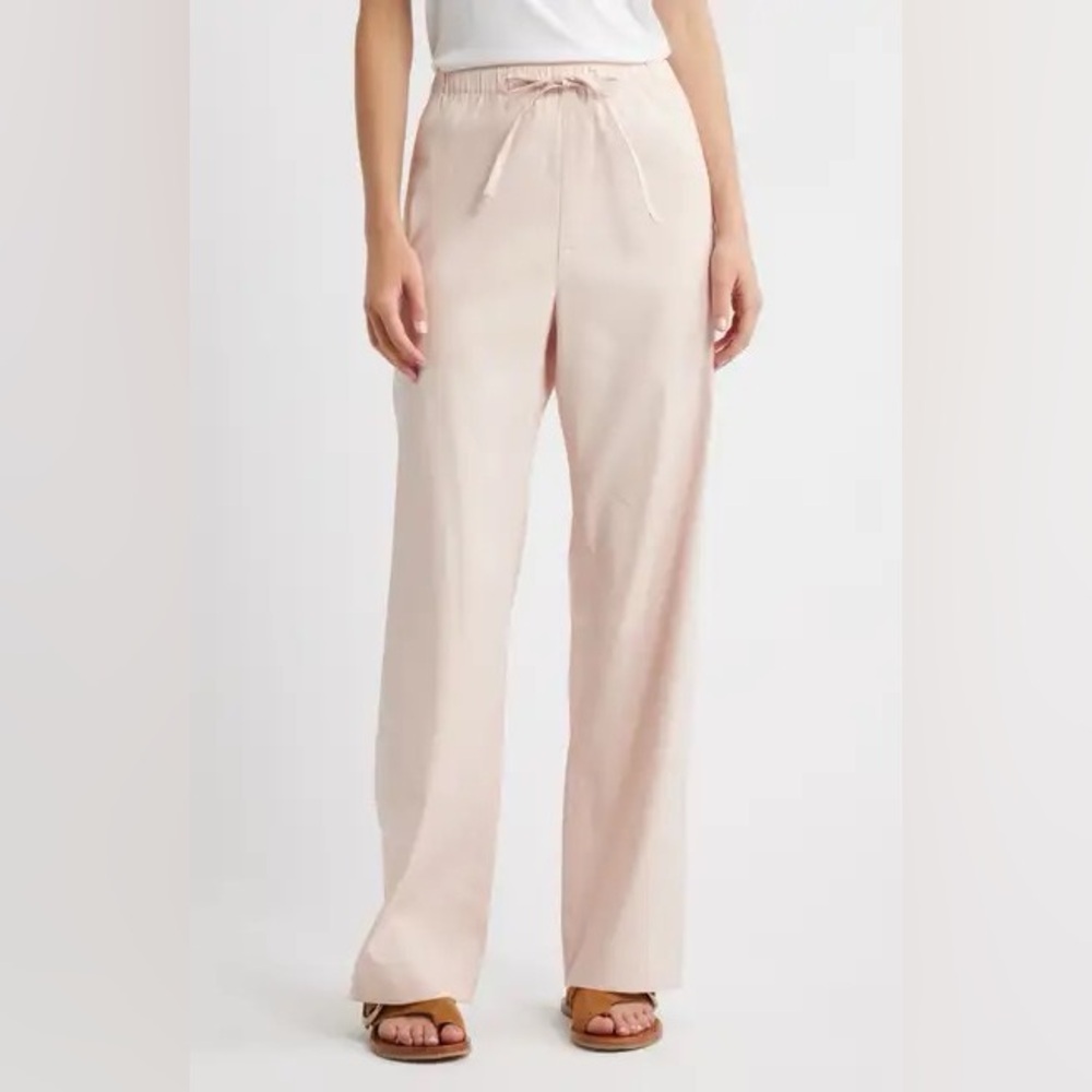 rag & bone Logan Linen Blend Wide Leg Pants
